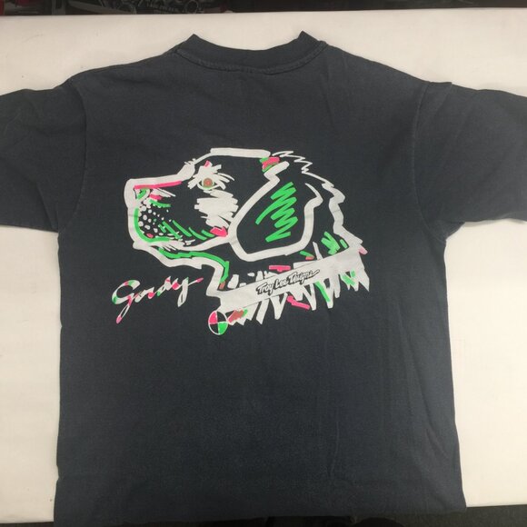 Troy Lee Design Dog T-Shirt 1990's - Picture 1 of 6